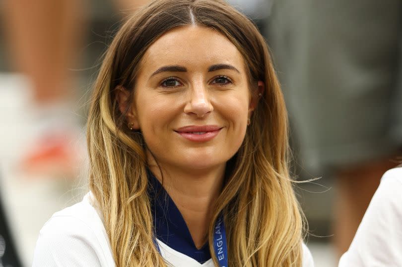 Dani Dyer at the England v Denmark game