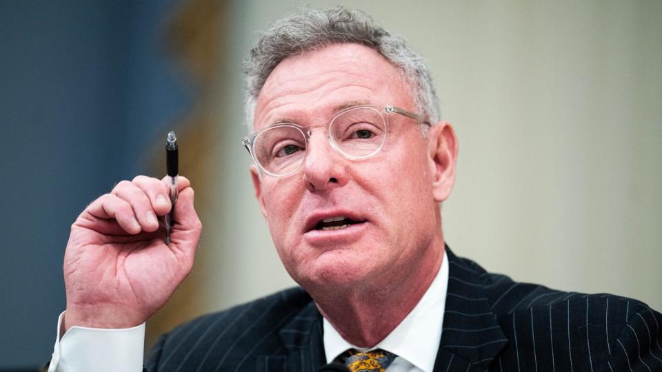 PHOTO: Rep. Scott Peters, D-Calif., questions Office of Management Director Shalanda Young, during the House Budget Committee hearing titled 'The President's Fiscal Year 2025 Budget Request,' in Cannon building on March 21, 2024.  (Tom Williams/CQ-Roll Call, Inc via Getty Images, FILE)