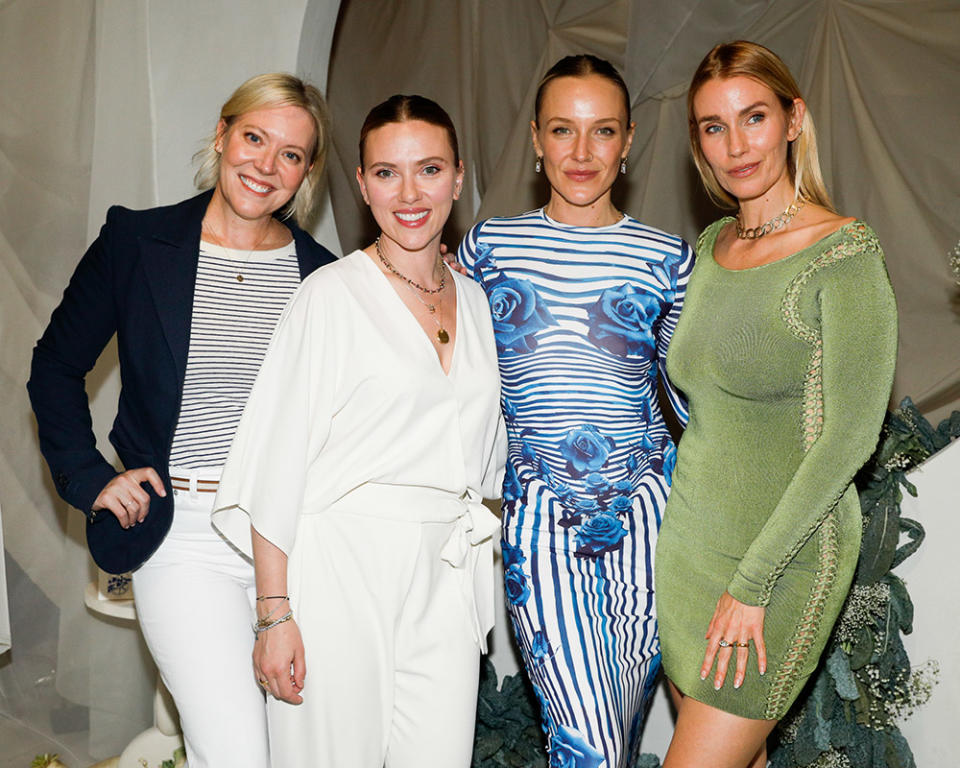 Kate Foster, Scarlett Johansson, Danielle Duboise, Whitney Tingle at Sakara and The Outset Celebrate Summer and New Partnership in NYC