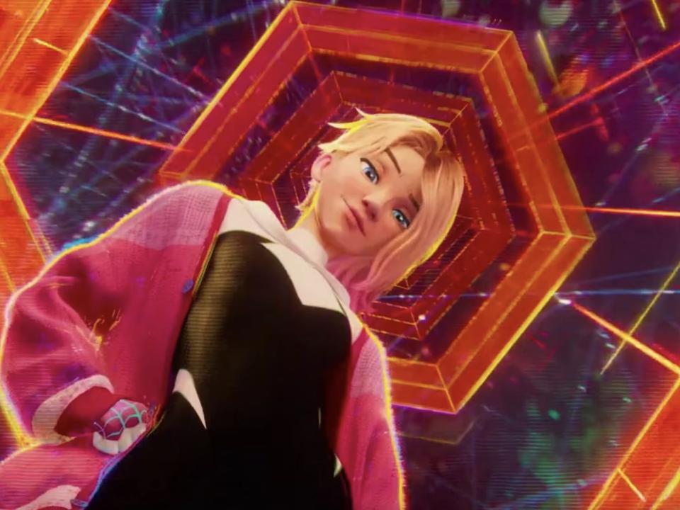 Hailee Steinfeld as Spider-Gwen in "Across the Spider-Verse."