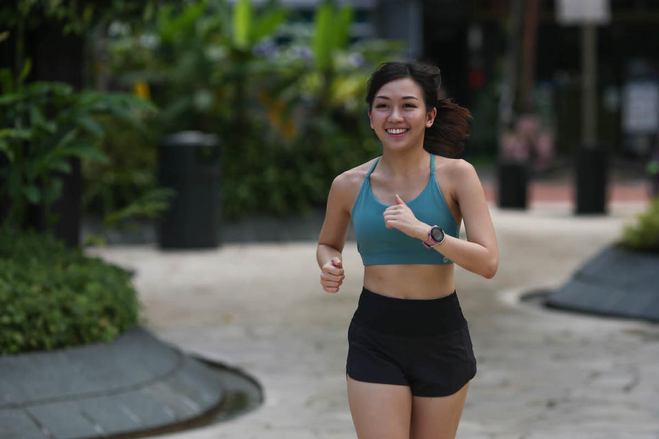 Chermaine feels that unning has become a form of self-care and lifestyle for her. 