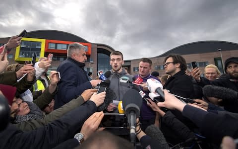 Tom Evans, father of Alfie Evans, speaks to the media outside Alder Hey Children's Hospital on April 26, 2018 in Liverpool - Credit: Anthony Devlin/Getty