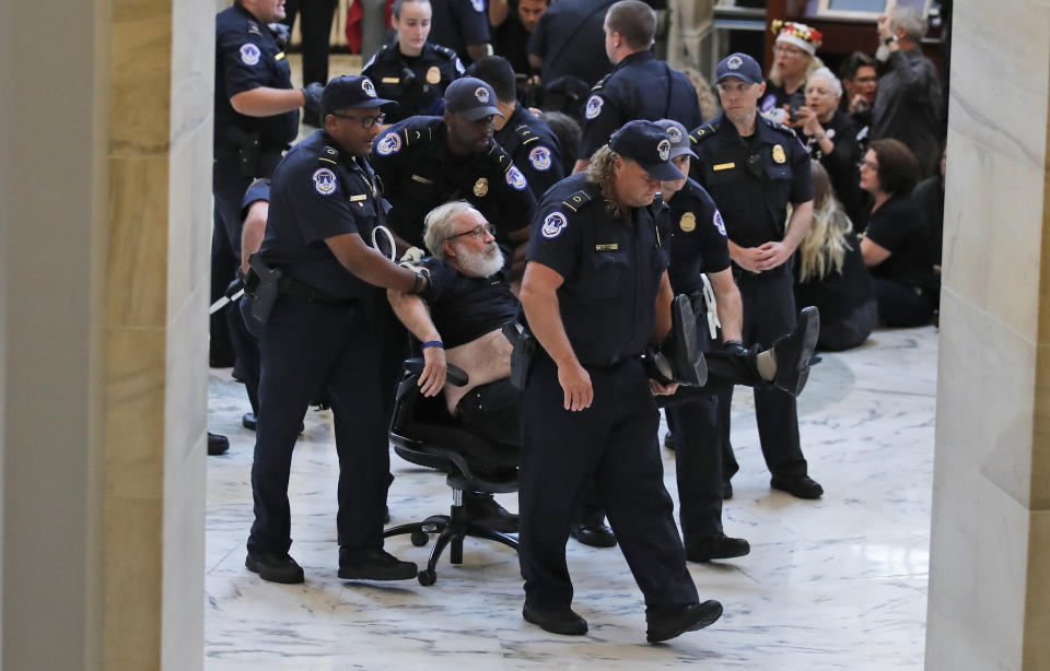 Anti-Kavanaugh protesters