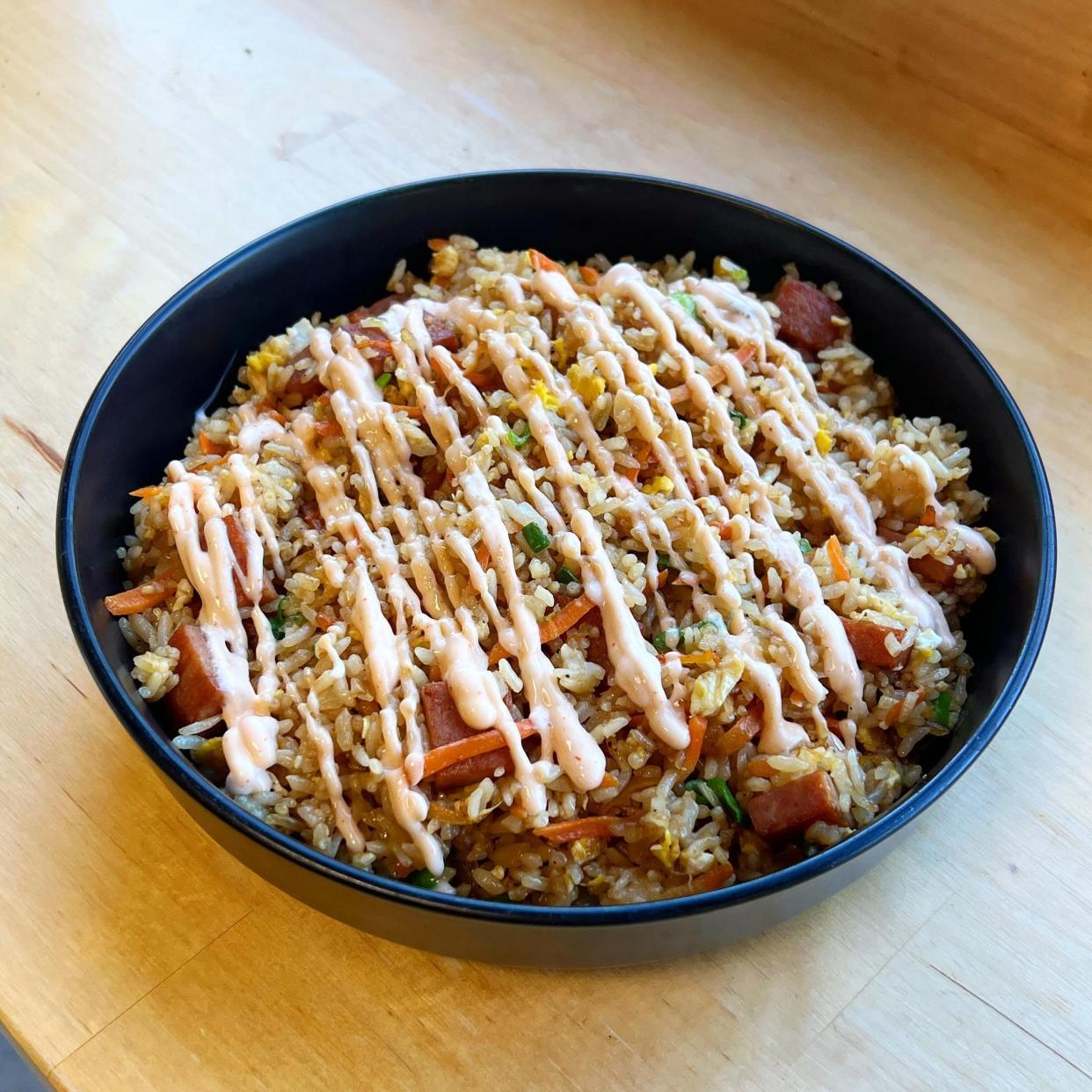 Fried rice at Fresh Out the Box restaurant in Louisville.