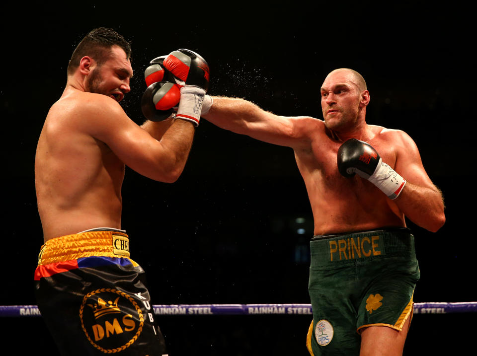 Fury stopped Hammer before testing positive for a steroid: Getty