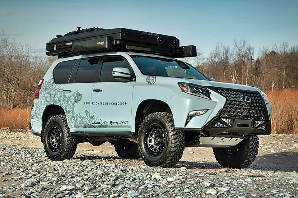 LEXUS越野概念車GX Overland Concept主張華麗舒適的野營生活