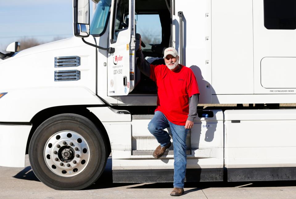 Paul Bales, a professional truck driver from Nixa, was given the Highway Angel award earlier this month by the by the Truckload Carriers Association after he helped save a man's life after an accident on Interstate 44 near Rolla last year.