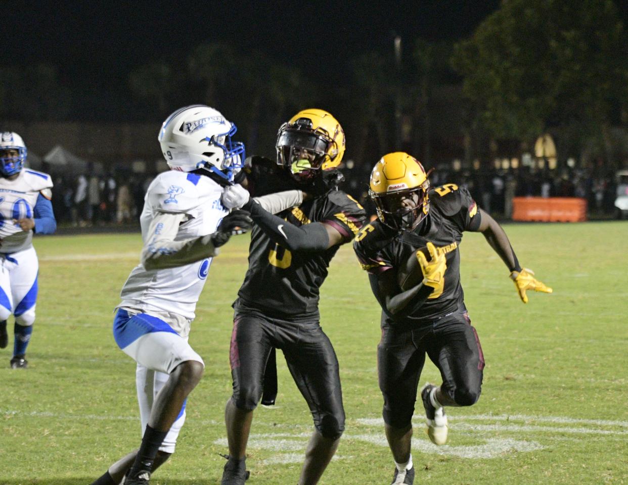 Pahokee football defeated Glades Central in the 2022 Muck Bowl rivalry game held in Belle Glade on Nov. 4, 2022.