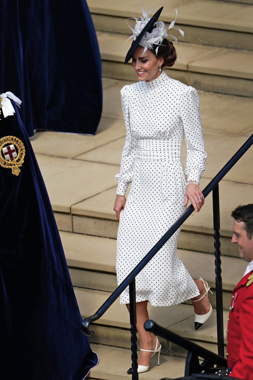 The Princess of Wales at the Notable Order of the Garter Day service in 2023 (PA)