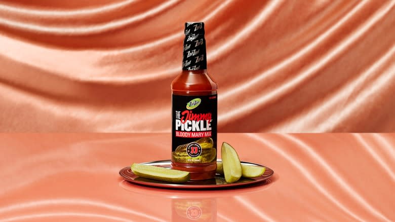 Jimmy John's cocktail mix bottle