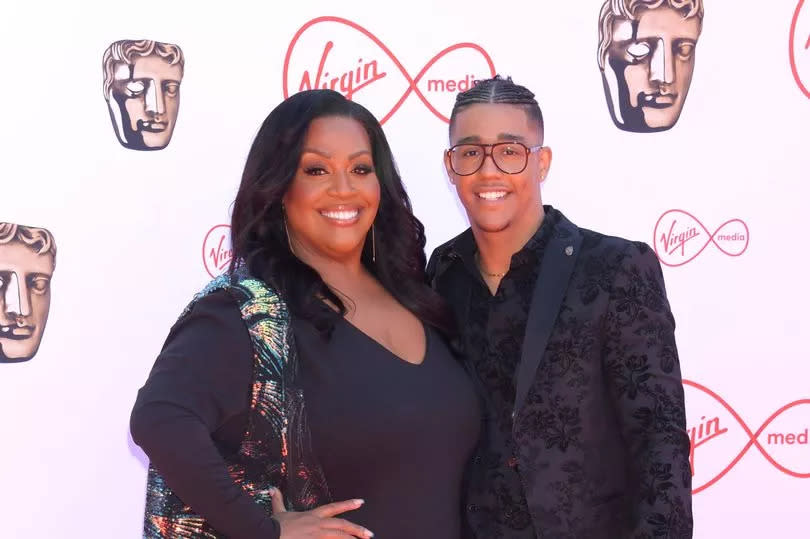 Alison Hammond and son Aidan Hammond