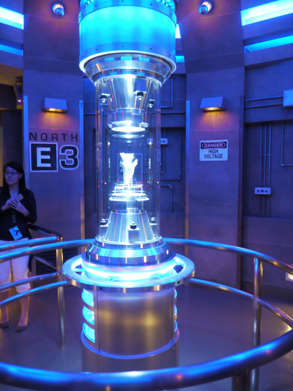 AllSpark in a containment vessel. (Yahoo! photo/Fann Sim)