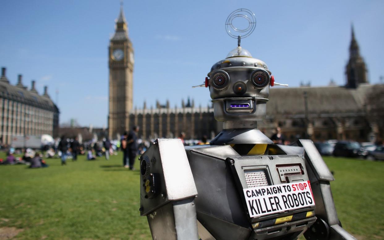 Campaign groups have repeatedly called for a preemptive ban on robots that can kill without human intervention - Getty Images Europe