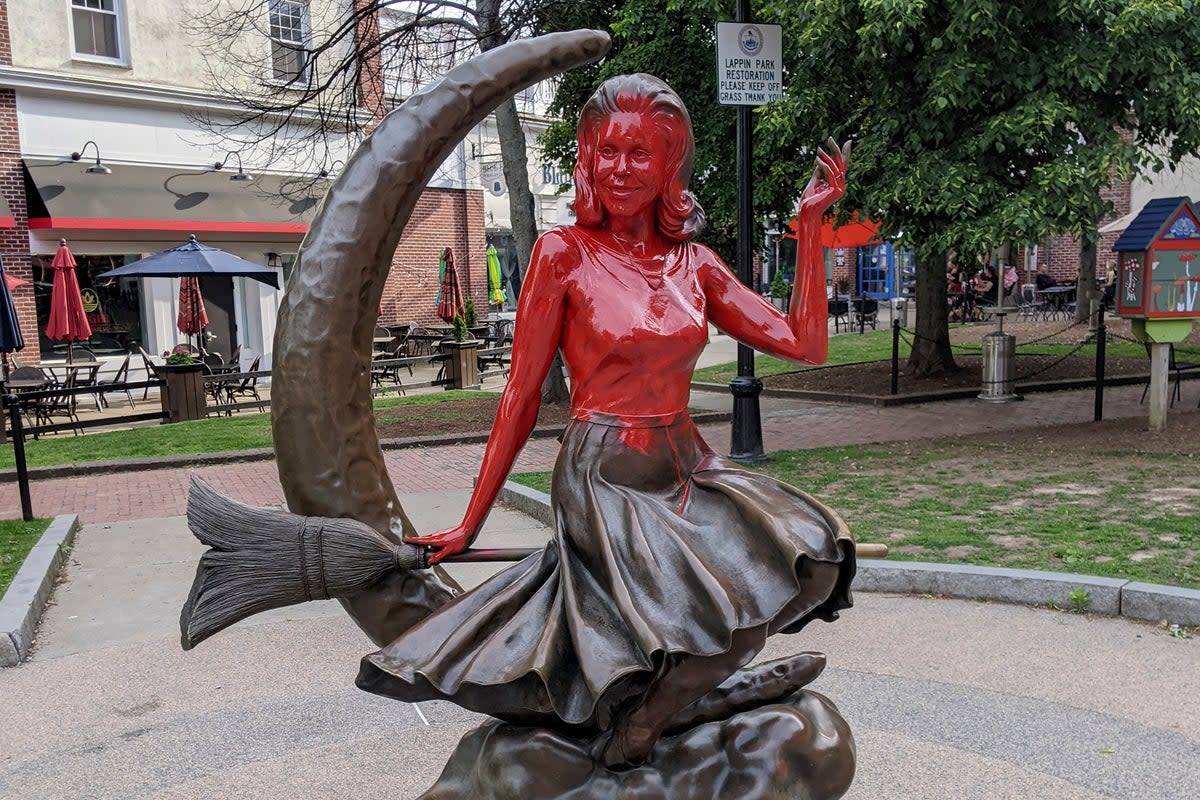 ODD Bewitched Statue Vandalized (Daniel Fury)