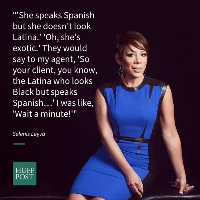 The "Orange is the New Black" star gave a passionate account of remaining proud of her roots despite coming across casting directors who&rsquo;ve lacked tact when <a href="http://madamenoire.com/521549/exclusive-oitnbs-selenis-leyva-and-jane-the-virgins-gina-rodriguez-talk-afro-latinas-and-increasing-images-of-latinas-on-tv/" target="_blank">discussing her identity during </a>P&amp;G&nbsp;Orgullosa&rsquo;s Nueva Latinas Living Fabulosa forum last year.<br /> <br />&ldquo;The reality is that yes it was hard. Did I ever feel like I didn&rsquo;t want to be Afro-Latina? Absolutely not,&rdquo; Leyva <a href="http://madamenoire.com/521549/exclusive-oitnbs-selenis-leyva-and-jane-the-virgins-gina-rodriguez-talk-afro-latinas-and-increasing-images-of-latinas-on-tv/" target="_blank">said during the event.</a> &ldquo;We come in so many wonderful shades and body types...So whoever said I wasn&rsquo;t Latina enough, suck it!&rdquo;