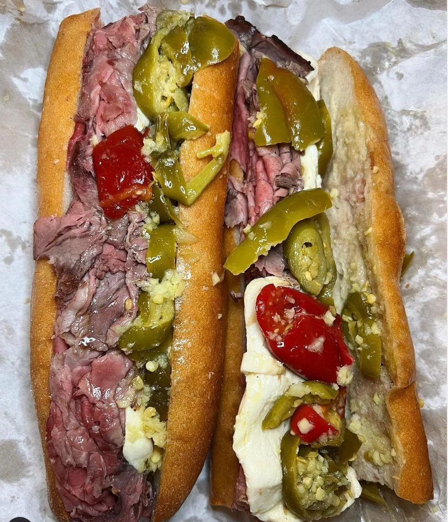 A roast beef sandwich from Fiore's House of Quality.