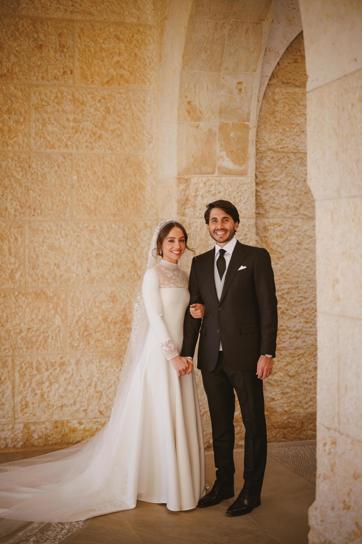 The Royal Wedding Of Her Royal Highness Princess Iman And Jameel Alexander Thermiotis (Handout / Jordanian Royal Court/Getty Images)