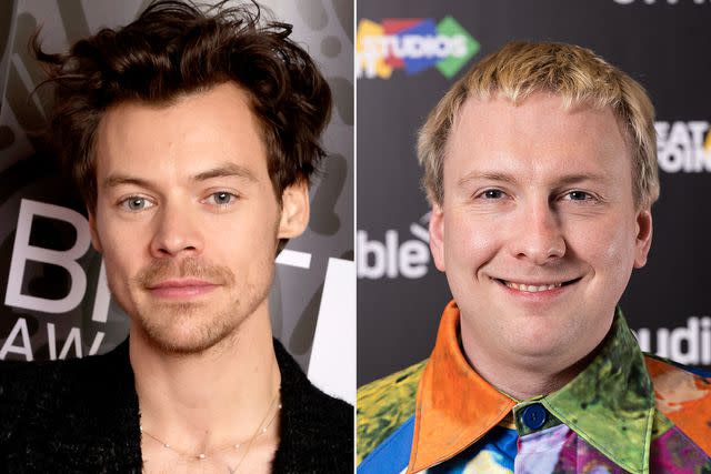 <p>JMEnternational/Getty; Jeff Spicer/Getty </p> Harry Styles; Joe Lycett