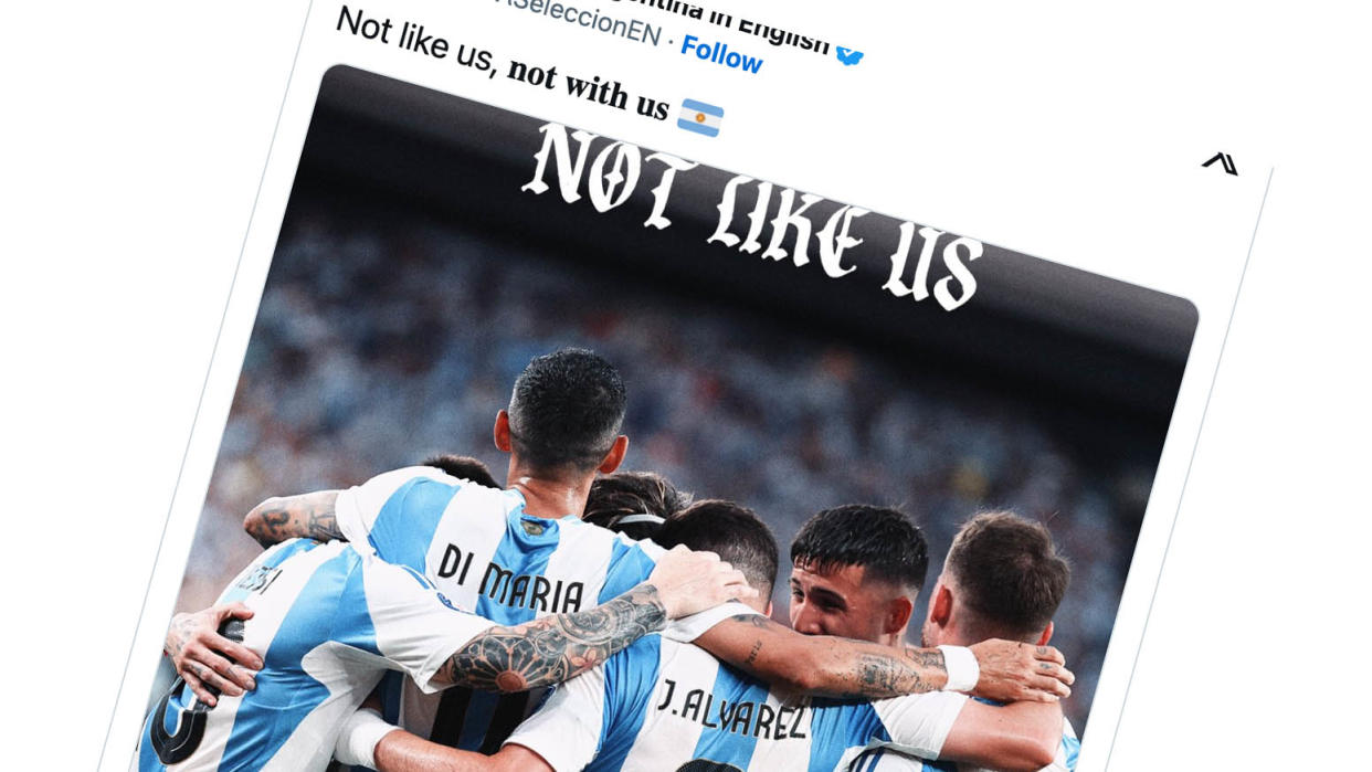  Argentina tweet. 