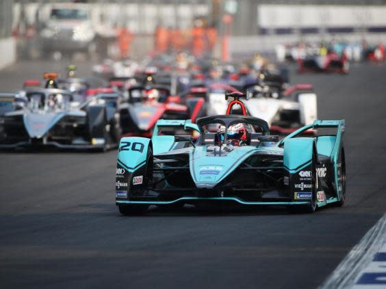 Mitch Evans now leads the drivers’ championship (Formula E)