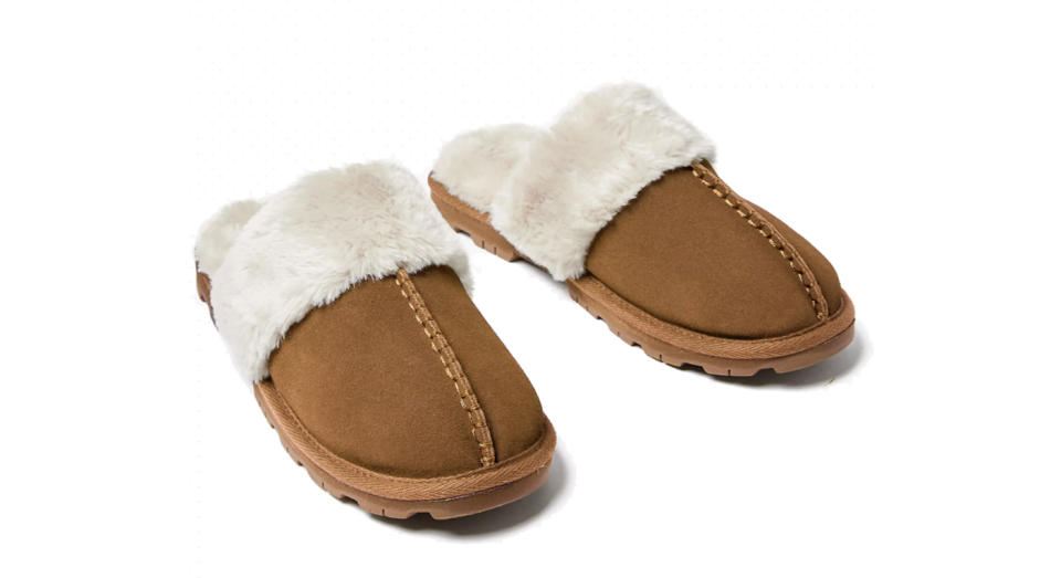 Suede Mule Slippers