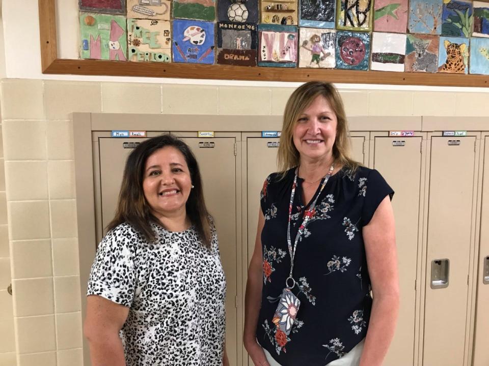 Freehold Borough teachers Veronica Fiori, left, and Michelle Mirabello are among five district educators who saved students using the Heimlich maneuver this year.