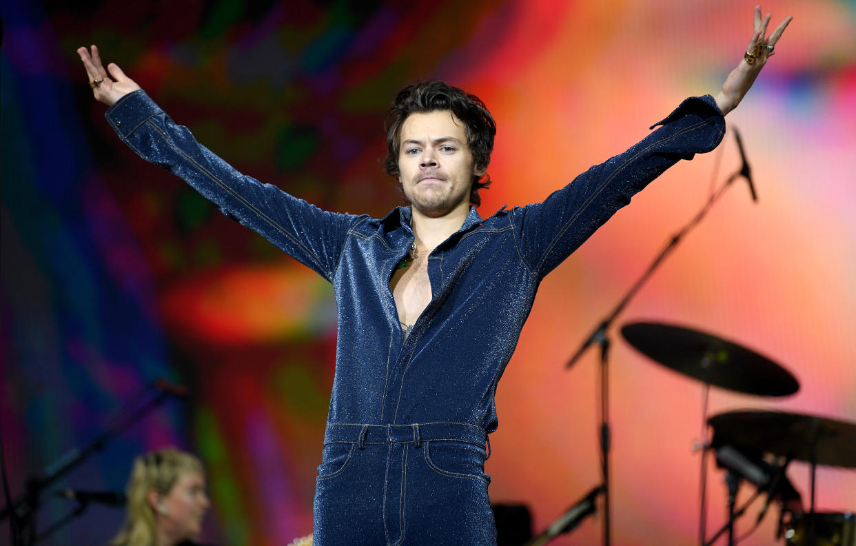 Harry Styles has announced new dates for the previously postponed UK and European leg of his Love On Tour shows. Picture credit: EMPICS Entertainment