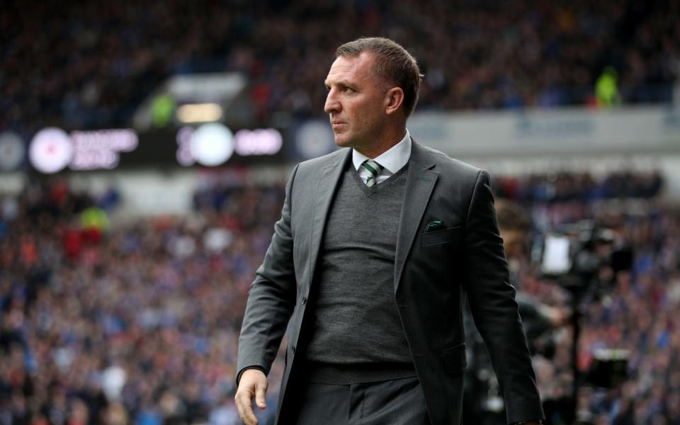 Brendan Rodgers saw his fight back and beat Rangers with 10 men - PA