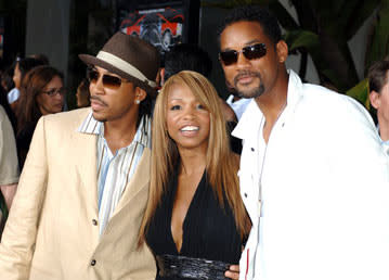 Ludacris , Elise Neal and Will Smith at the Hollywood premiere of Paramount Classics' Hustle & Flow