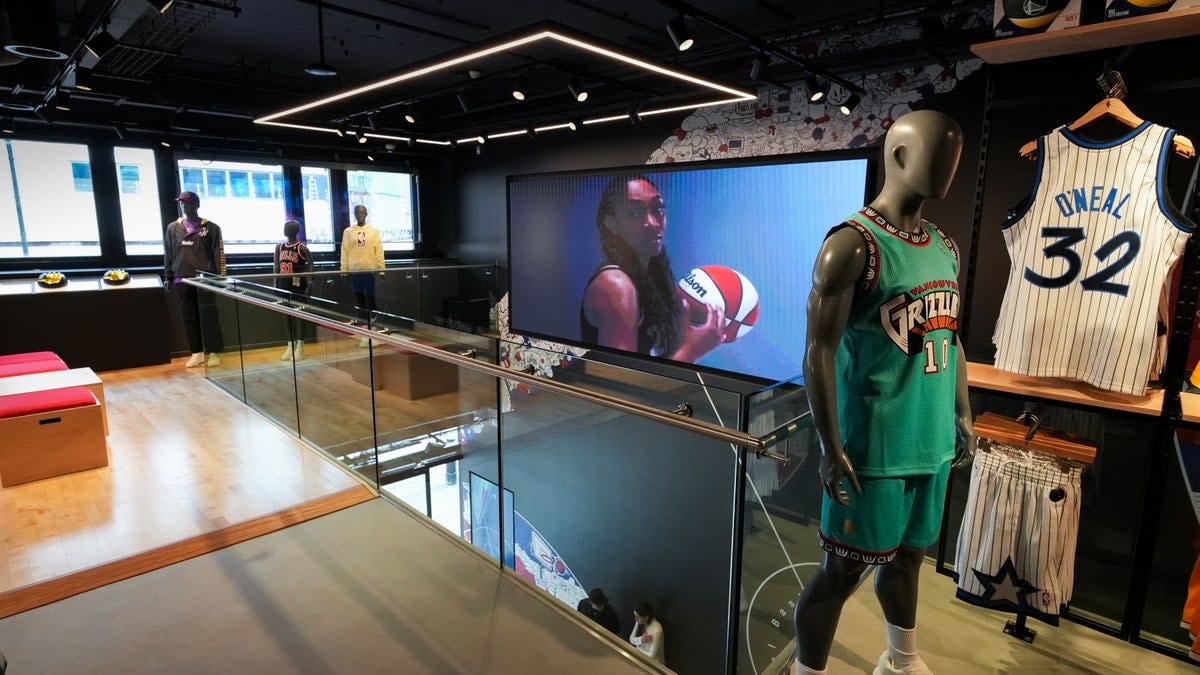 The NBA’s official merchandise store opened a new three-storey UK flagship on Oxford street today, at a location once occupied by an American candy shop, in latest sign of revival for London’s main retail throughfare (NBA Store)