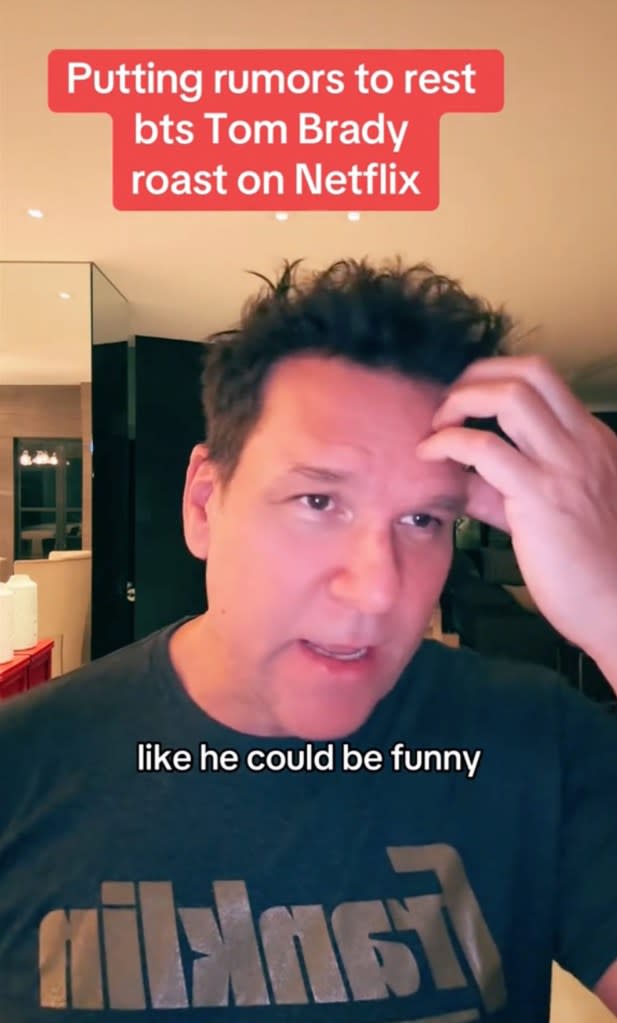 Dane Cook talking about Ben Affleck on TikTok. TikTok / @ danecook