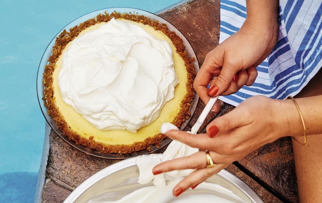 Alison Roman's salted lemon cream pie recipe - Chris Bernabeo
