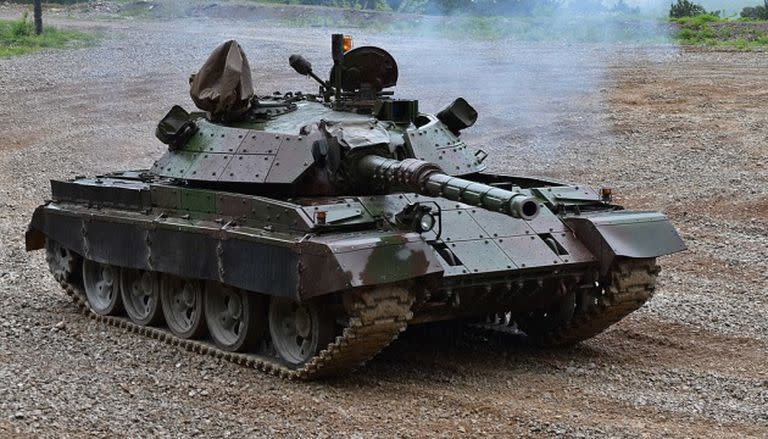 Eslovenia cedió a Ucrania tanques M-55S.