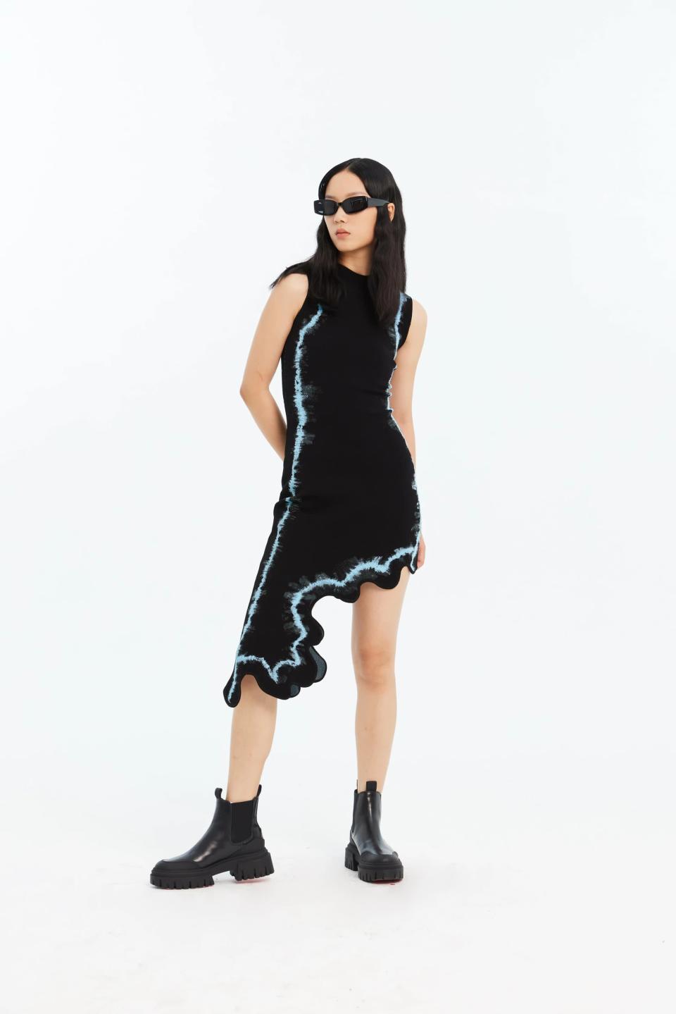 <p><span>PH5's Brooklyn Eco Wavy Asymmetrical Dress</span> ($485) is a celebrity favorite because of its unique silhouettes and playful details, like ultra saturated tie-dye.</p>