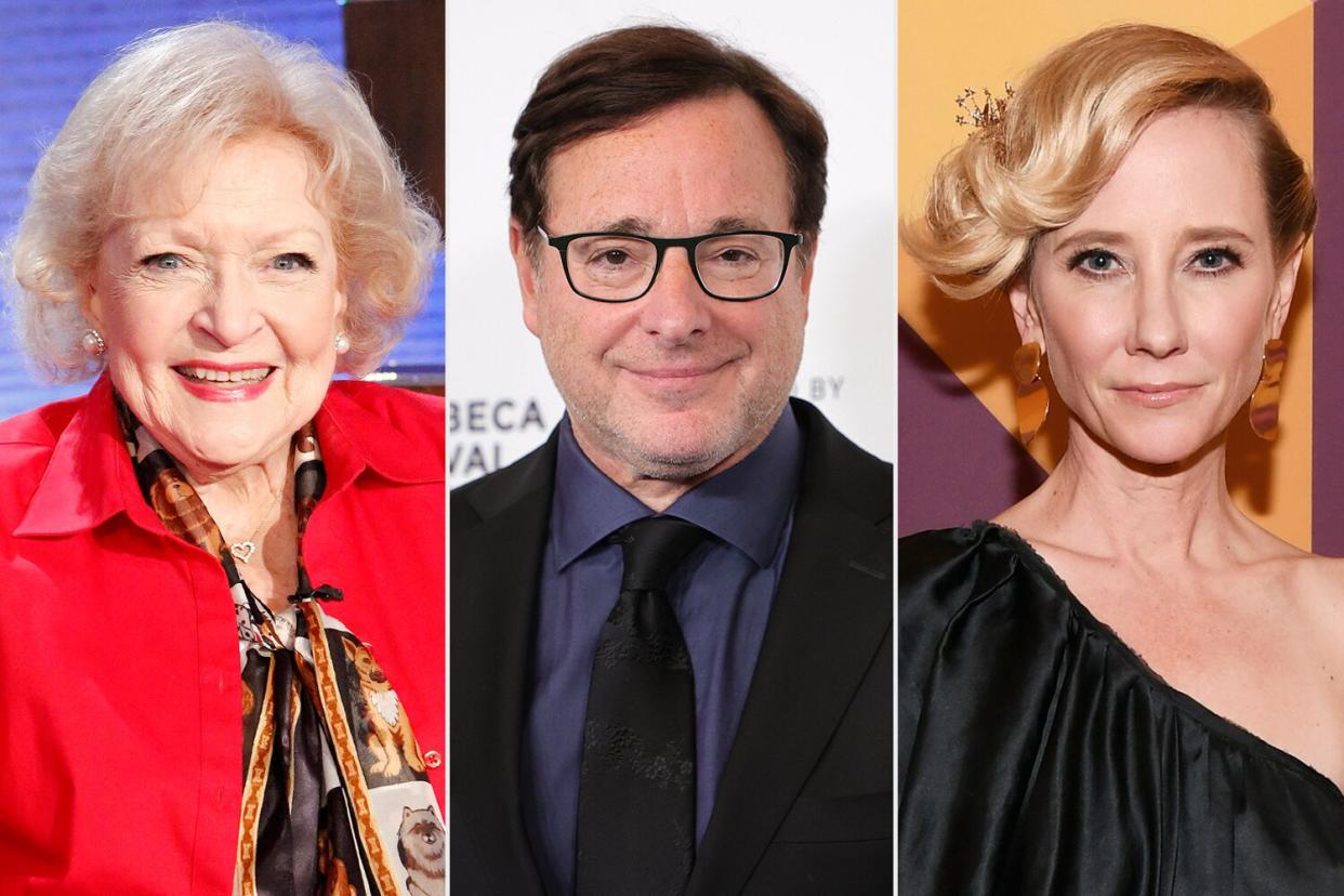 Betty White, Bob Saget, Anne Heche