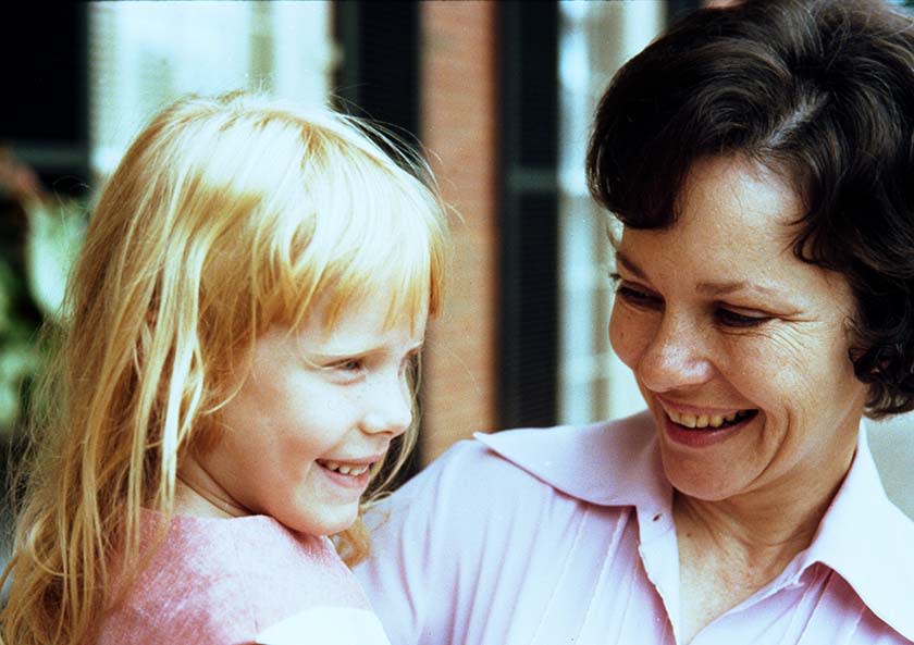 Rosalynn with Amy Carter circa 1970