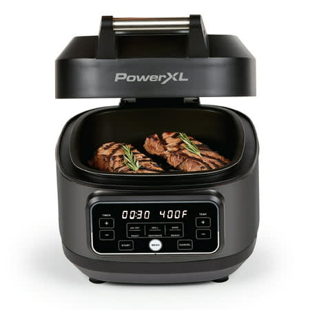 Parrilla y Freidora de aire PowerXL de 5,5 litros. (Foto: Walmart)