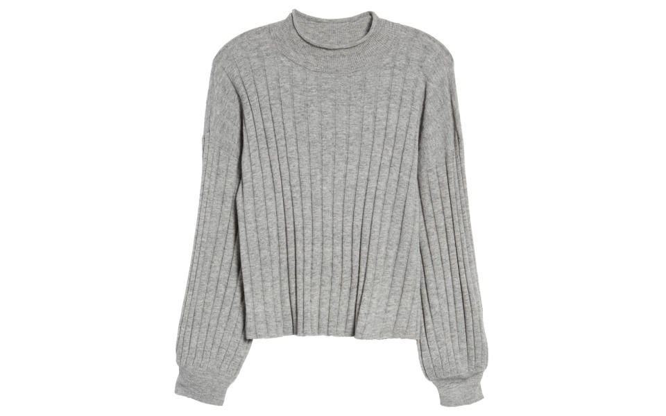 Leith Easy Rib Pullover Sweater