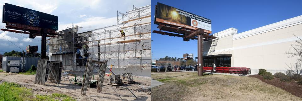 The construction of Trader Joe's at the corner of College and Oleander was well under way in 2012. [MATT BORN/STARNEWS]