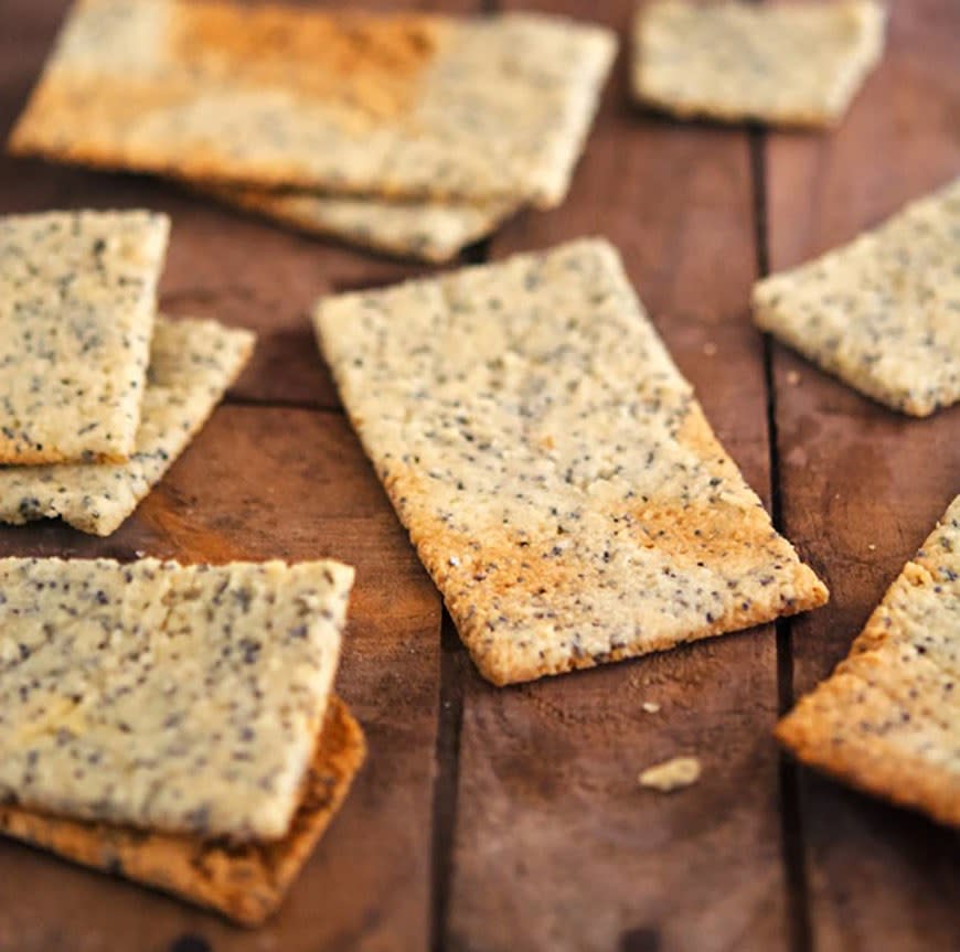 Almond-Poppy Crackers from The Iron You