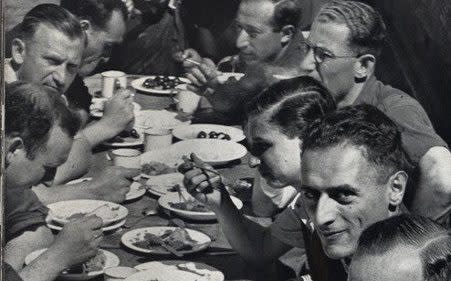 Cookhouse at the opening of the camp