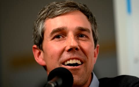 O'Rourke told the Telegraph he was 'not proud' of his days in a hackers collective as a young man - Credit: AFP
