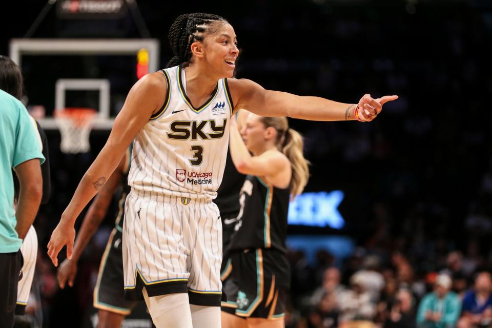 Chicago Sky forward Candace Parker spoke to USA TODAY Sports about her concerns for future generations of women athletes, saying she wants her daughter to have the same rights over her body that her son has for his.