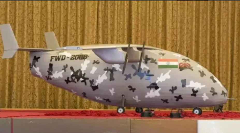 印度無人轟炸機猶如胖頭魚般的機身難以飛行。