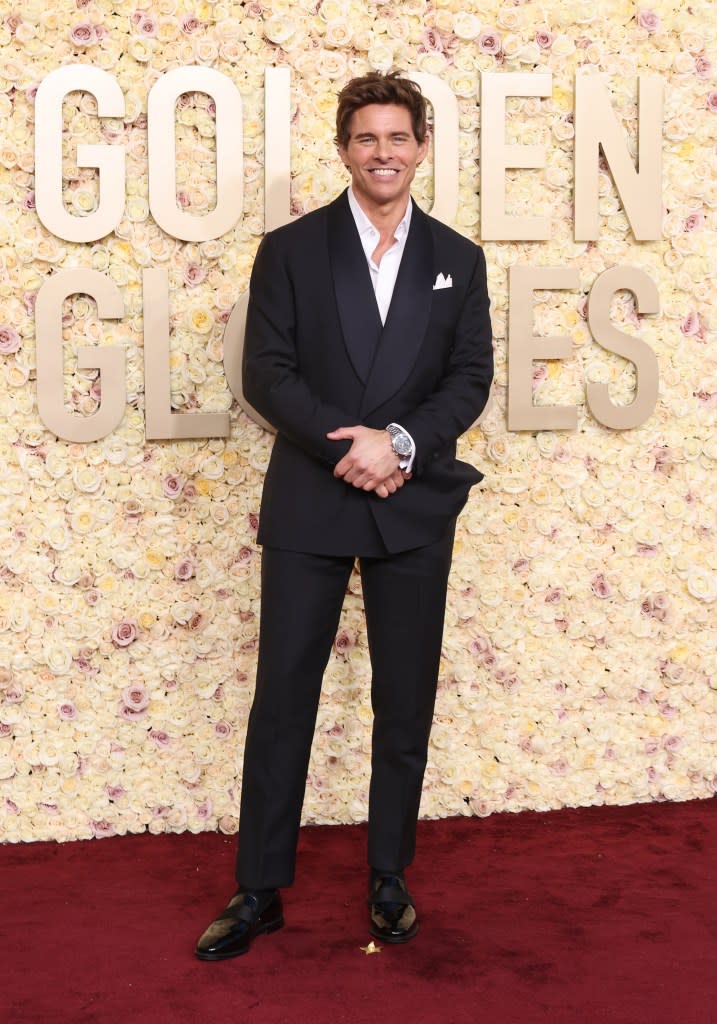 James Marsden attends the 81st Annual Golden Globe Awards at The Beverly Hilton on January 07, 2024 in Beverly Hills, California.