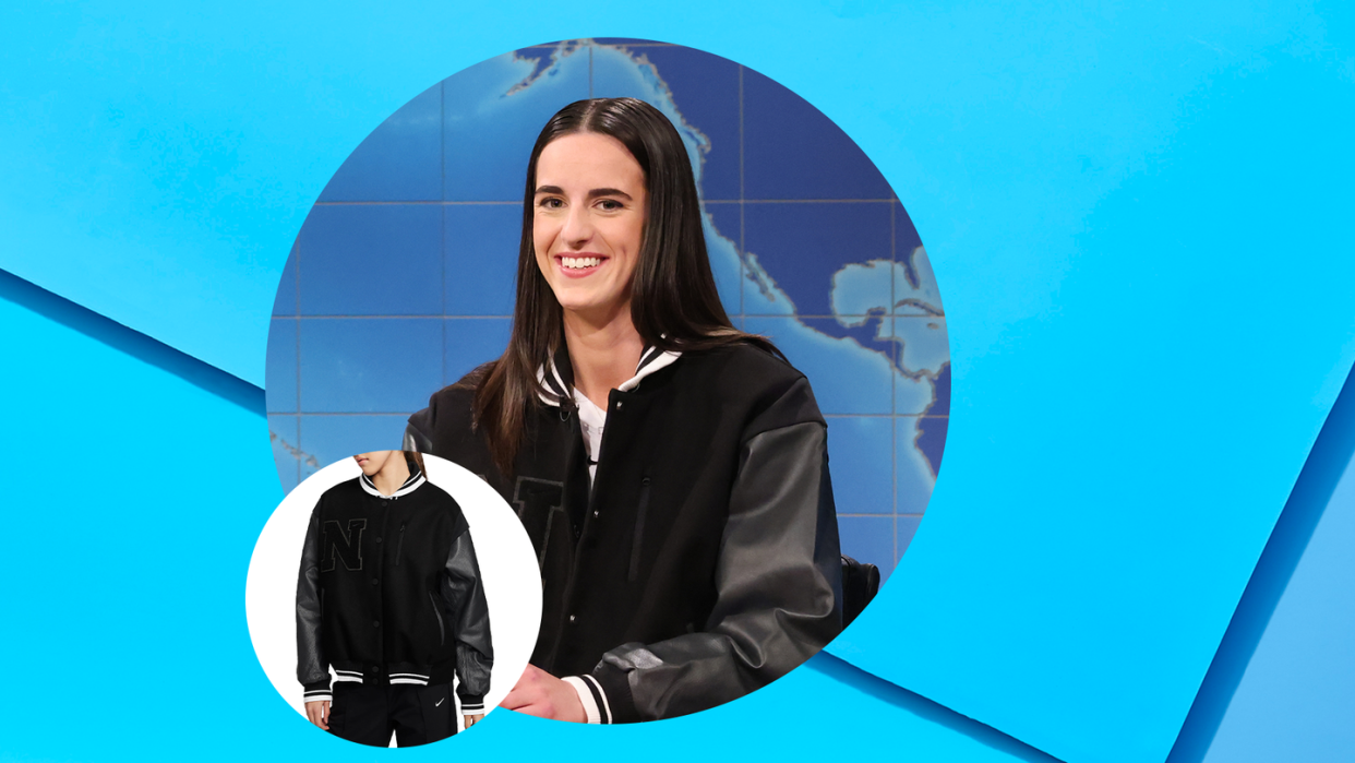 caitlin clark snl jacket