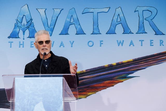 James Cameron and Jon Landau Hand and Footprint Ceremony