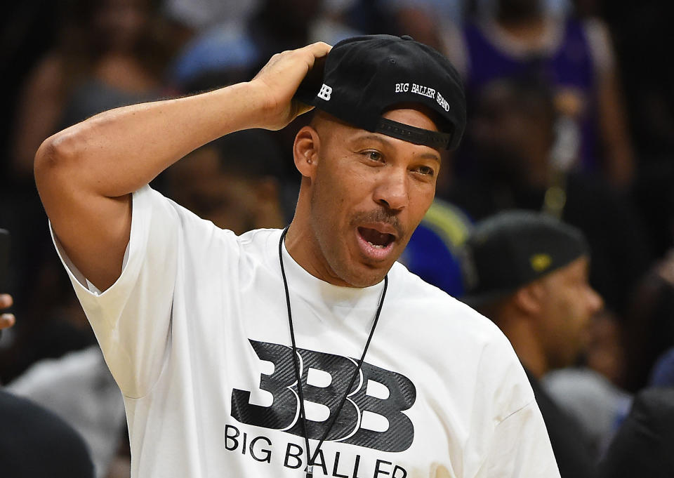 LaVar Ball succeeded in goading Donald Trump into a war of words. (Getty Images)