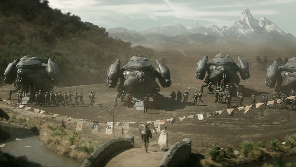 The rebels square off against the invaders in "Rebel Moon - Part Two: The Scargiver" from director Zack Snyder. - Netflix