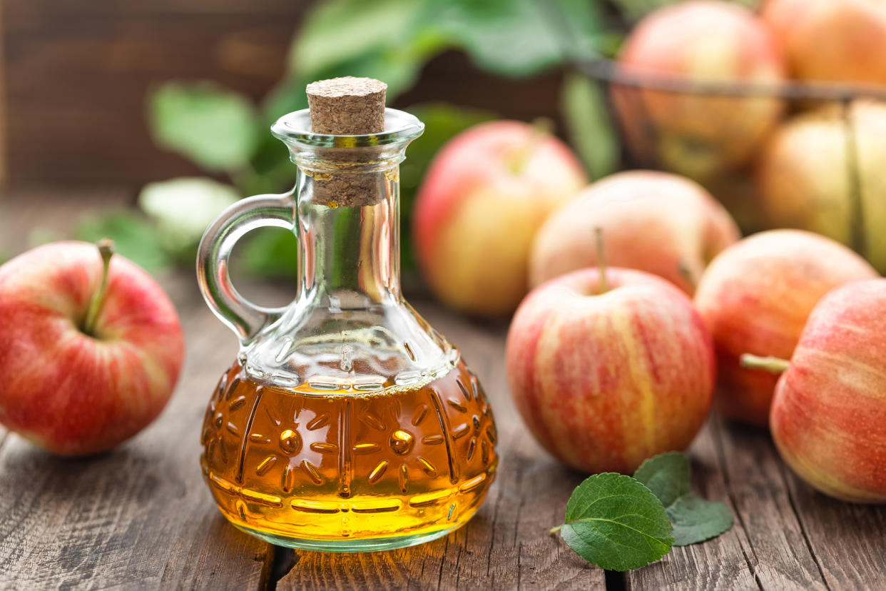 Apple cider vinegar. (Getty Images)